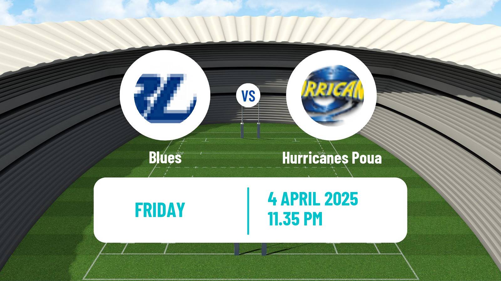 Rugby union New Zealand Super Rugby Aupiki Women Blues - Hurricanes Poua