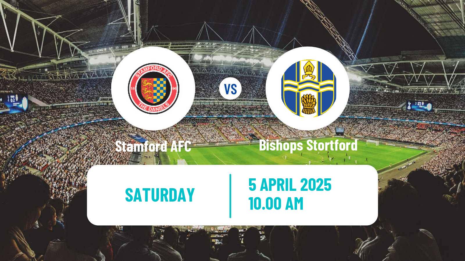 Soccer English Southern League Central Division Stamford - Bishops Stortford