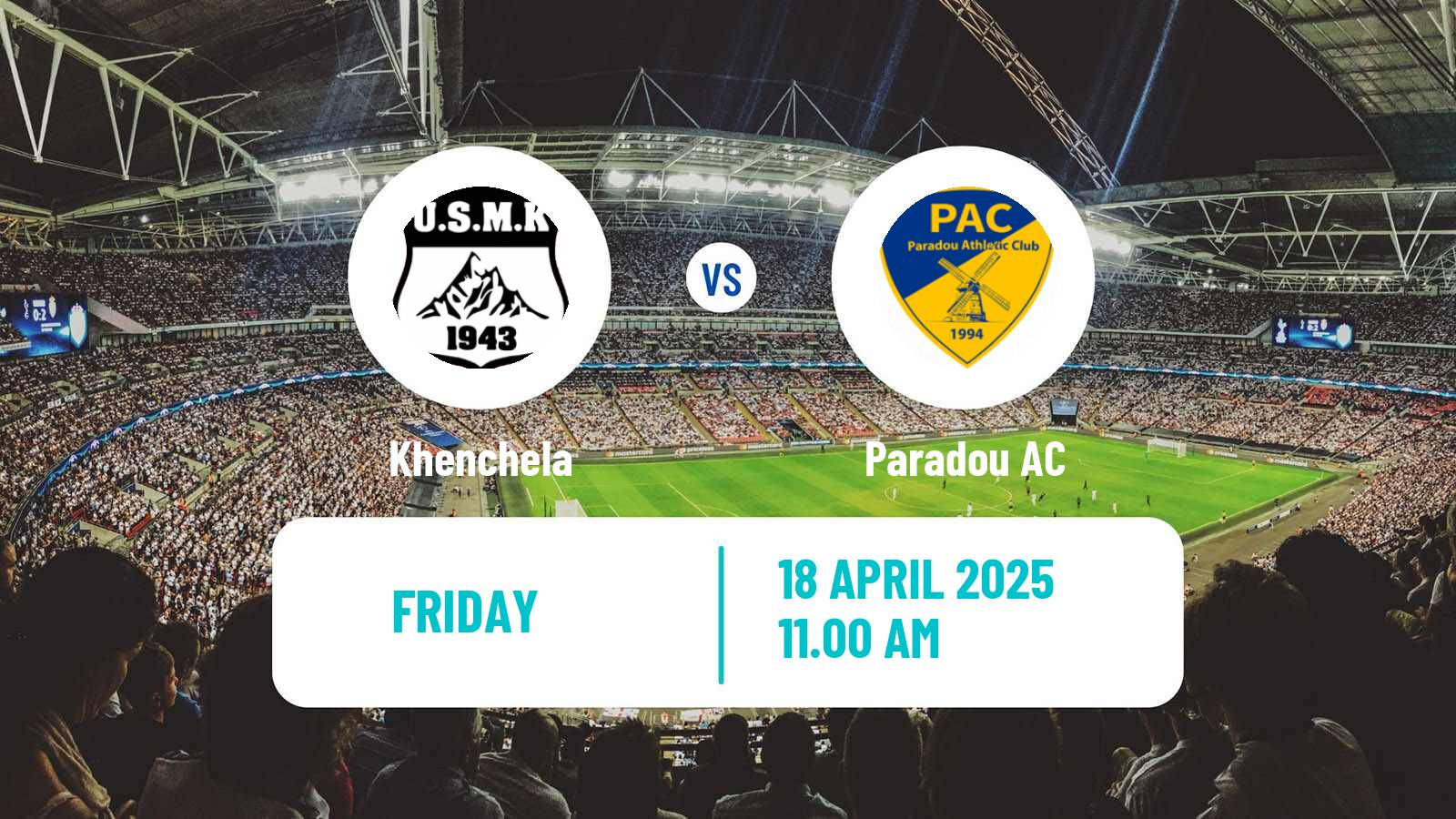 Soccer Algerian Ligue 1 Khenchela - Paradou