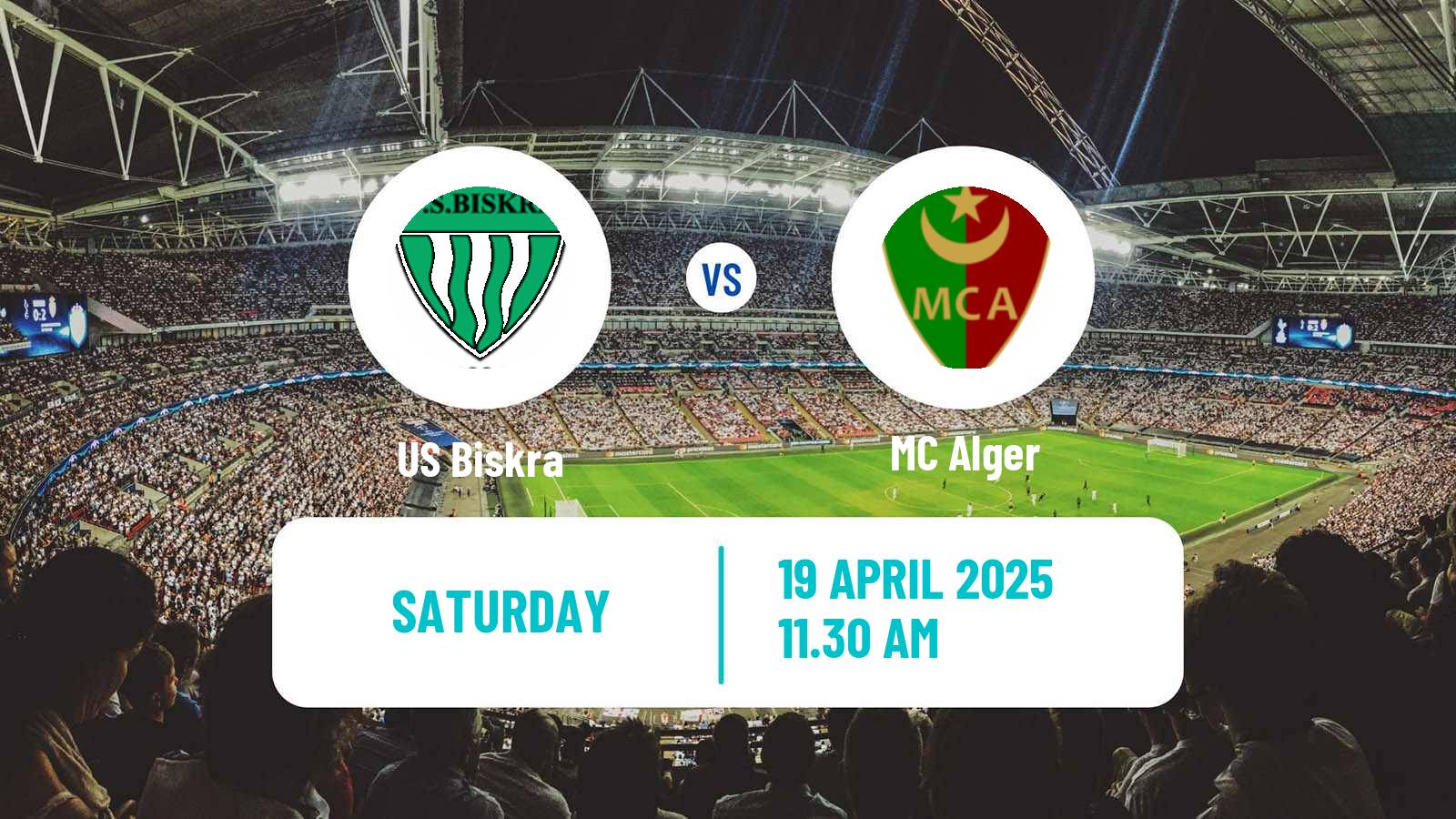 Soccer Algerian Ligue 1 Biskra - MC Alger