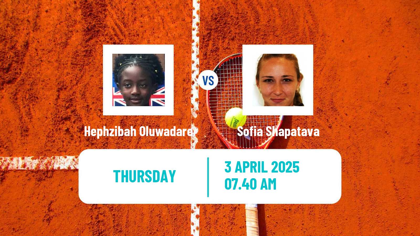 Tennis ITF W15 Sharm Elsheikh 10 Women Hephzibah Oluwadare - Sofia Shapatava