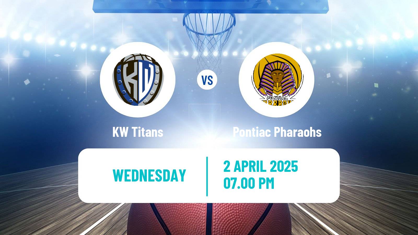 Basketball Canadian Super League Basketball KW Titans - Pontiac Pharaohs