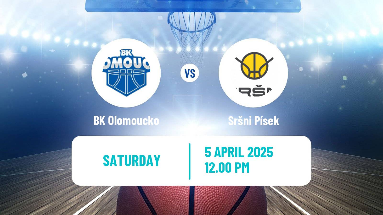 Basketball Czech NBL Olomoucko - Sršni Písek