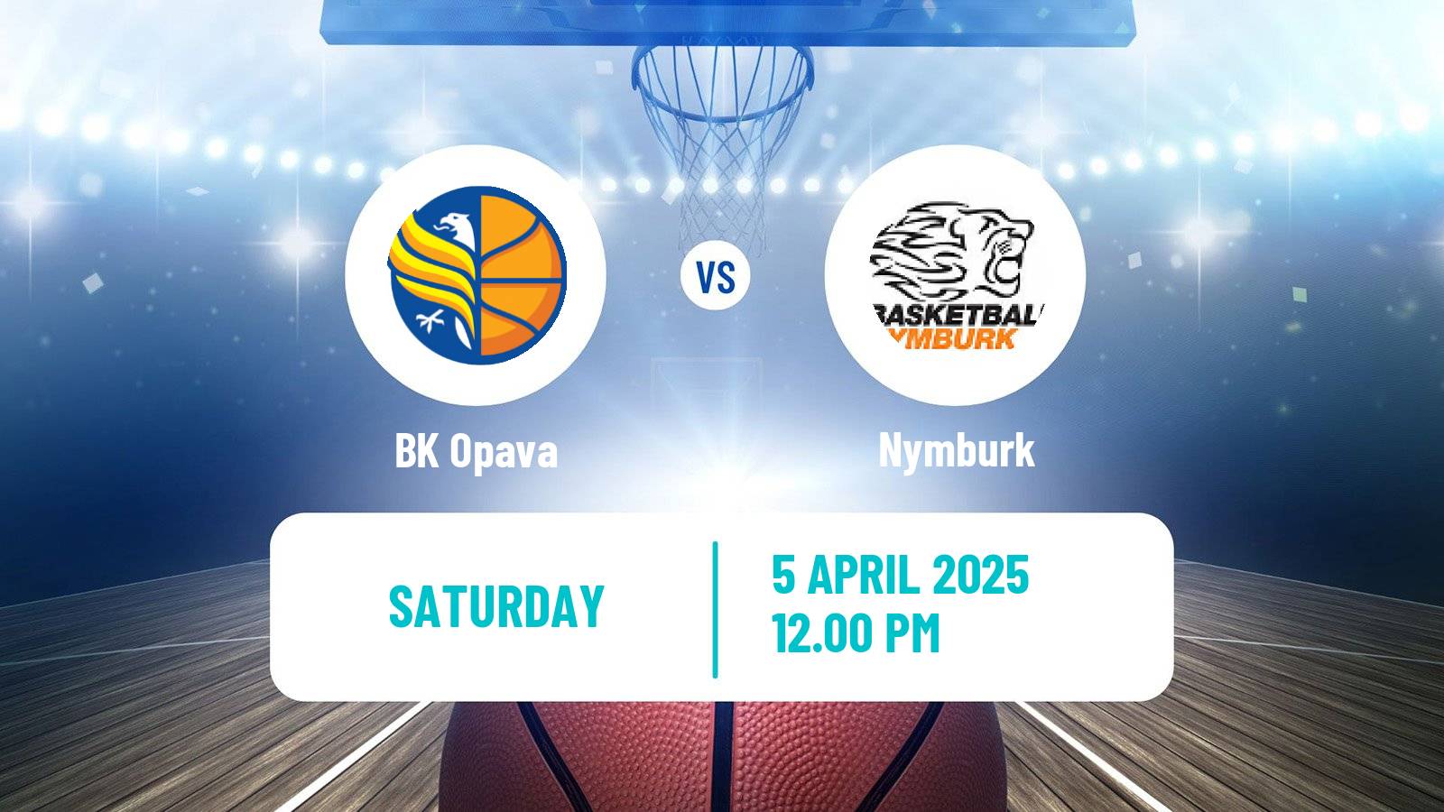 Basketball Czech NBL Opava - Nymburk