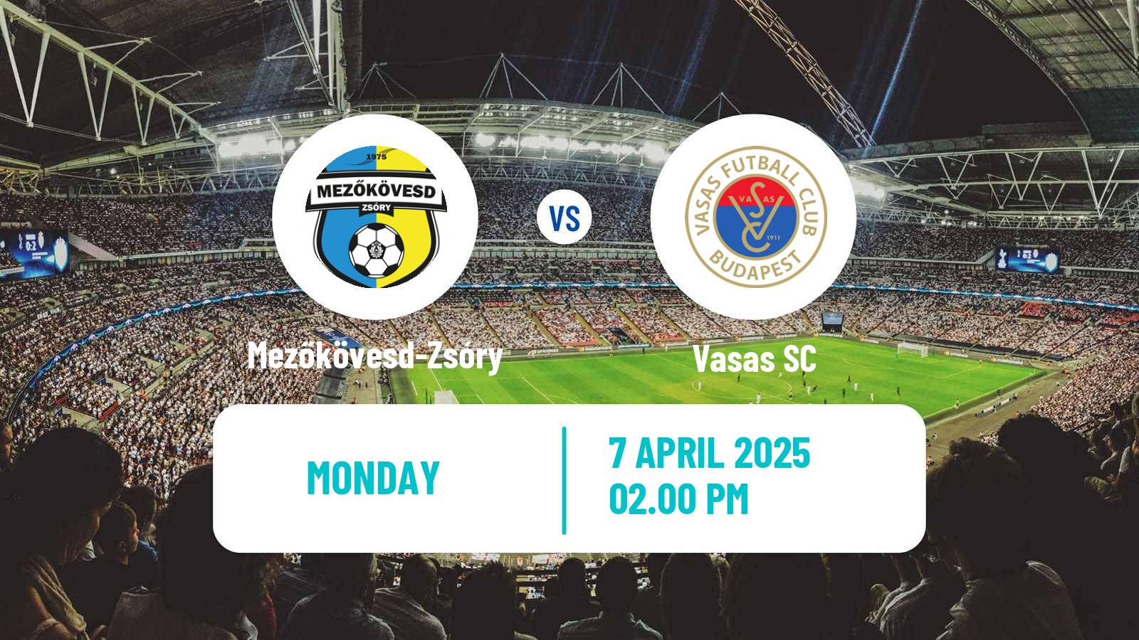 Soccer Hungarian NB II Mezőkövesd-Zsóry - Vasas