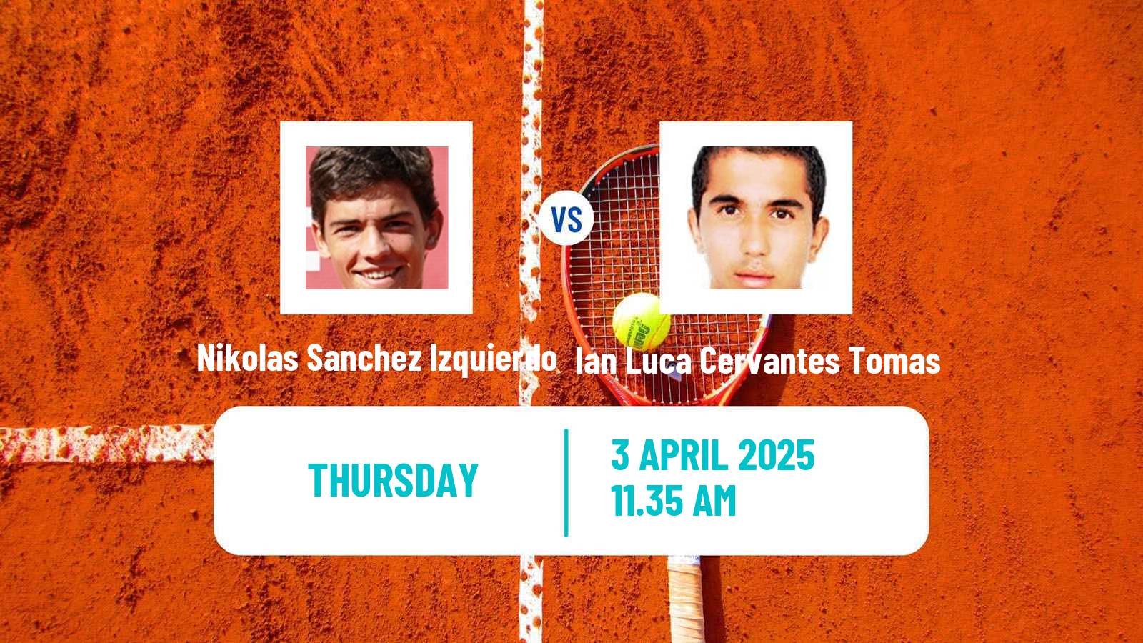 Tennis ITF M25 Reus Men Nikolas Sanchez Izquierdo - Ian Luca Cervantes Tomas