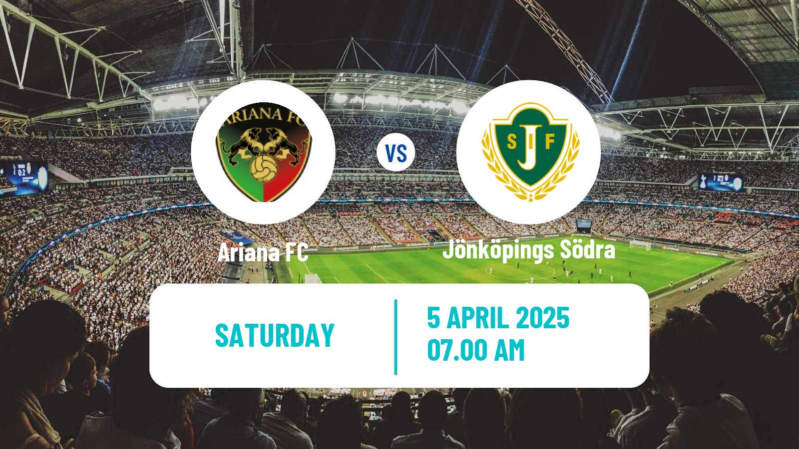 Soccer Swedish Division 1 Södra Ariana - Jönköpings Södra