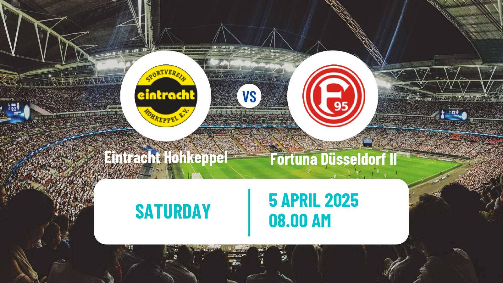 Soccer German Regionalliga West Eintracht Hohkeppel - Fortuna Düsseldorf II