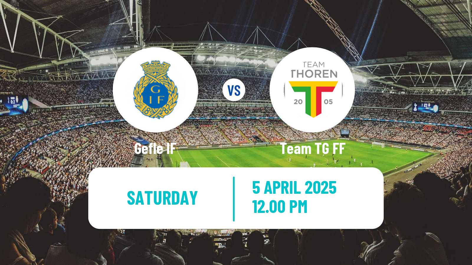 Soccer Swedish Division 1 Norra Gefle - Team TG