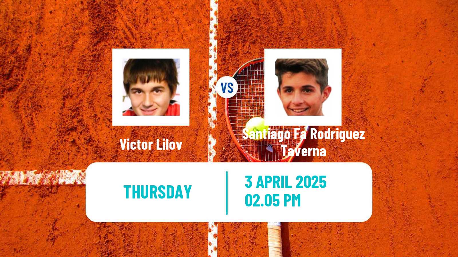 Tennis ITF M25 Chacabuco Men Victor Lilov - Santiago Fa Rodriguez Taverna