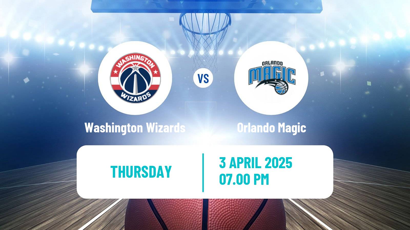 Basketball NBA Washington Wizards - Orlando Magic