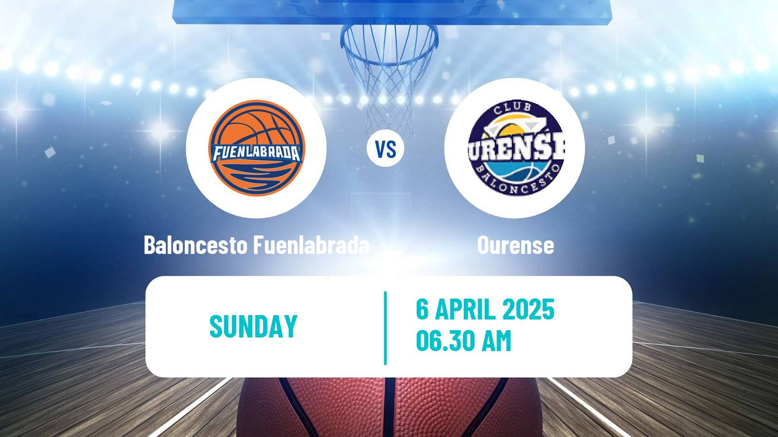 Basketball Spanish LEB Oro Baloncesto Fuenlabrada - Ourense