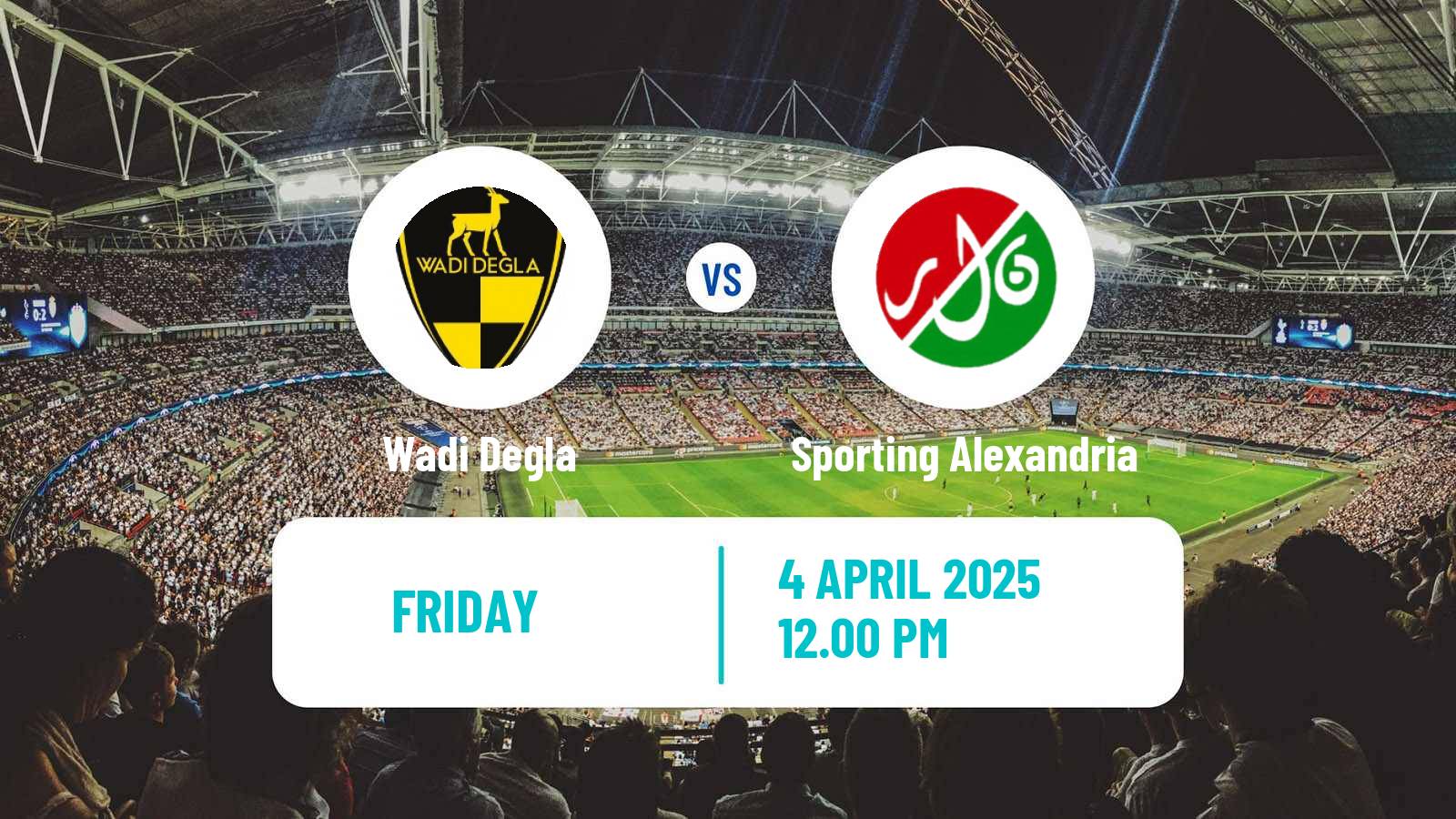 American football Egyptian Division 2 A Wadi Degla - Sporting Alexandria