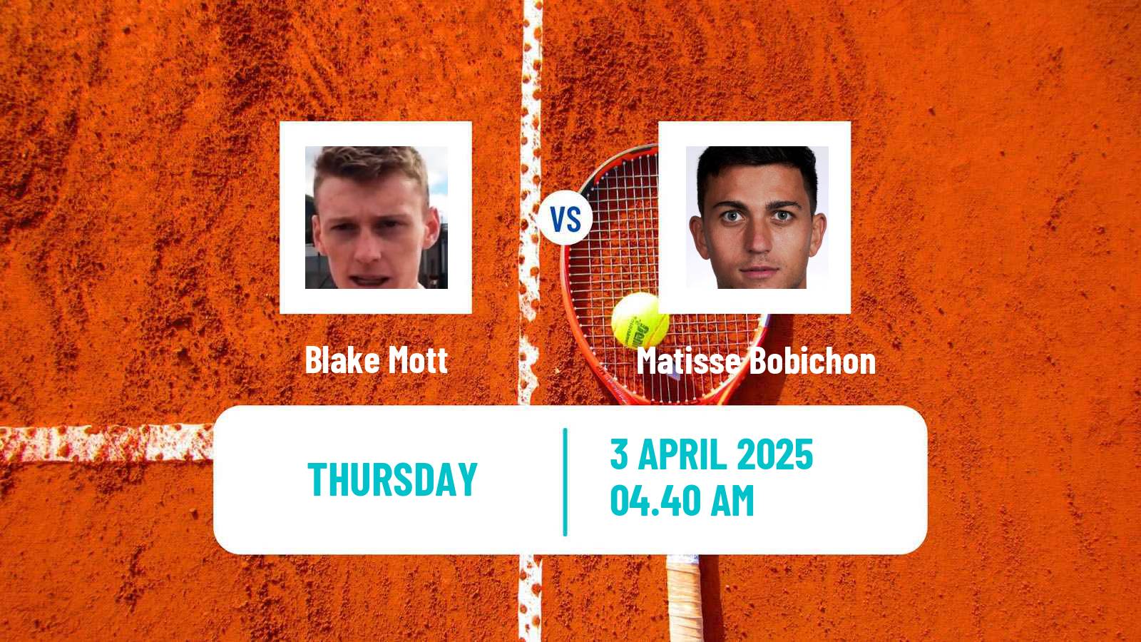 Tennis ITF M15 Heraklion 3 Men Blake Mott - Matisse Bobichon