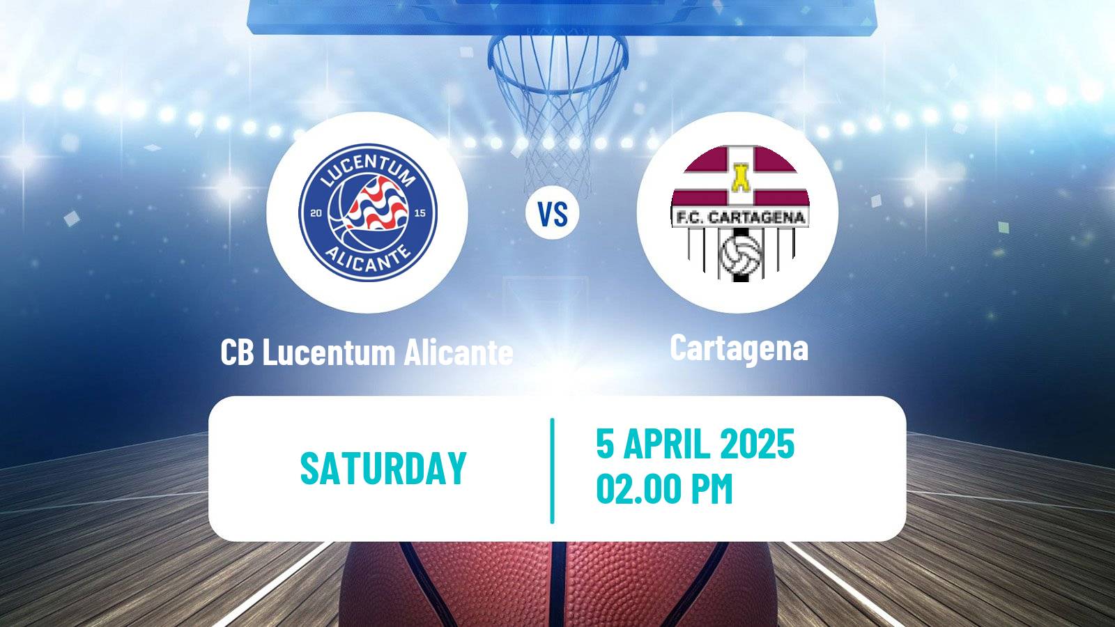 Basketball Spanish LEB Oro CB Lucentum Alicante - Cartagena