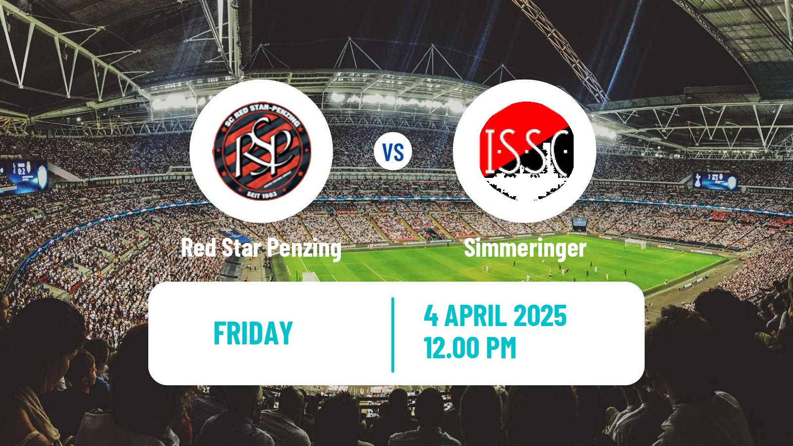 Soccer Austrian Landesliga Wien Red Star Penzing - Simmeringer