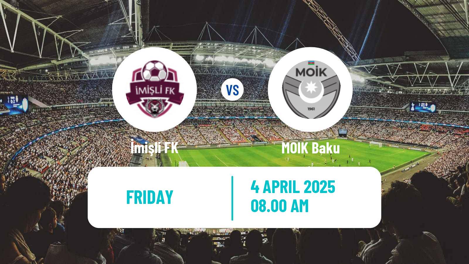 Soccer Azerbaijan First Division İmişli - MOIK Baku