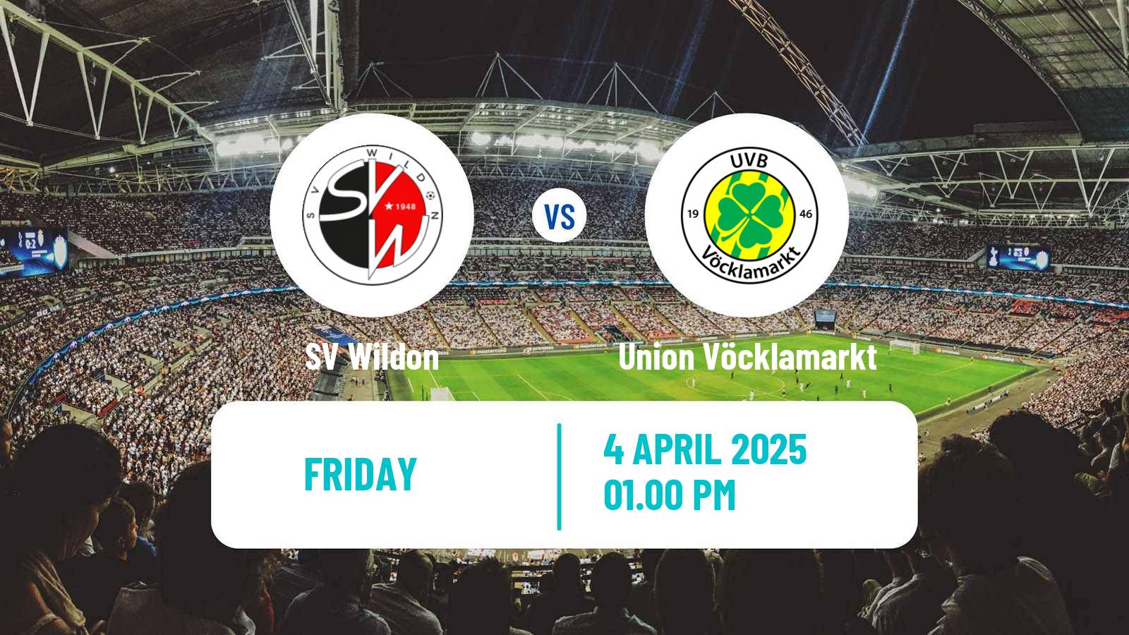 Soccer Austrian Regionalliga Central SV Wildon - Union Vöcklamarkt
