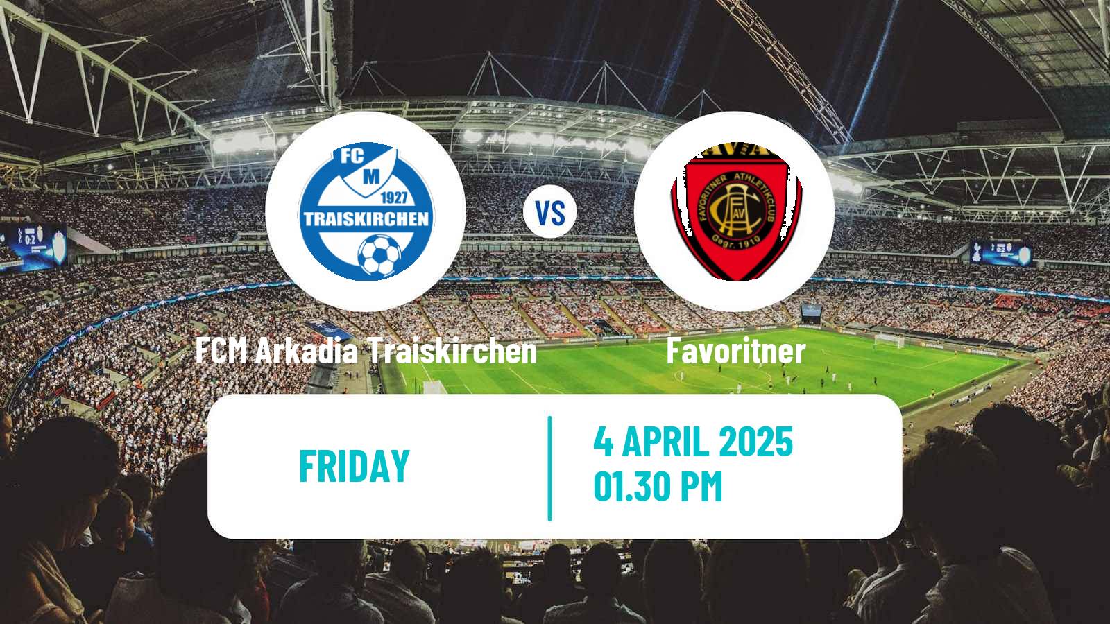Soccer Austrian Regionalliga East FCM Arkadia Traiskirchen - Favoritner