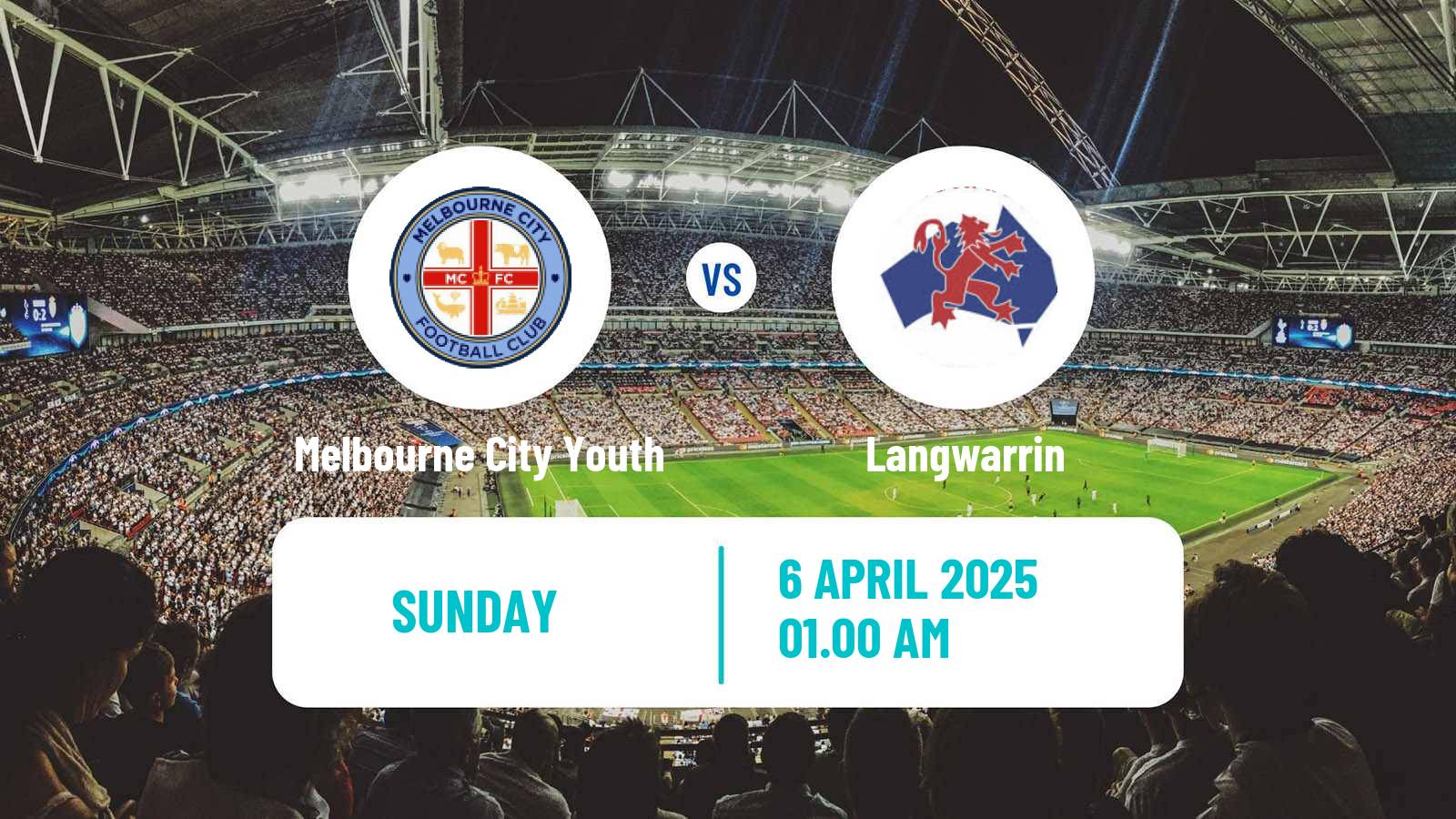 Soccer Australian Victoria Premier League Melbourne City Youth - Langwarrin
