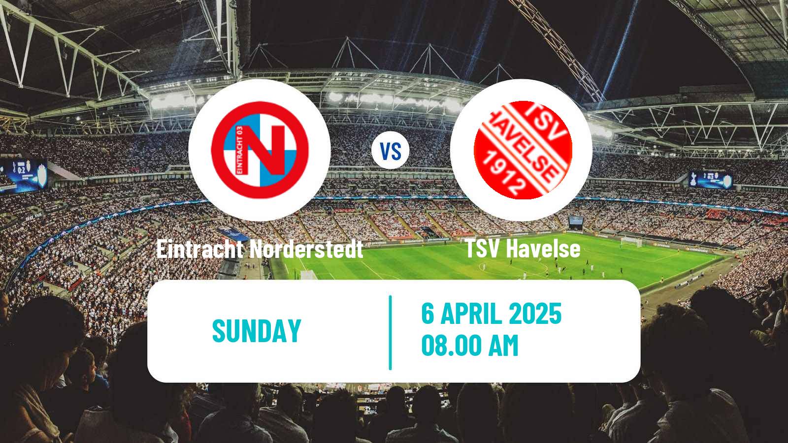 Soccer German Regionalliga North Eintracht Norderstedt - TSV Havelse