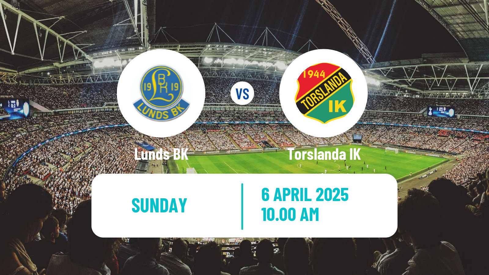 Soccer Swedish Division 1 Södra Lunds - Torslanda