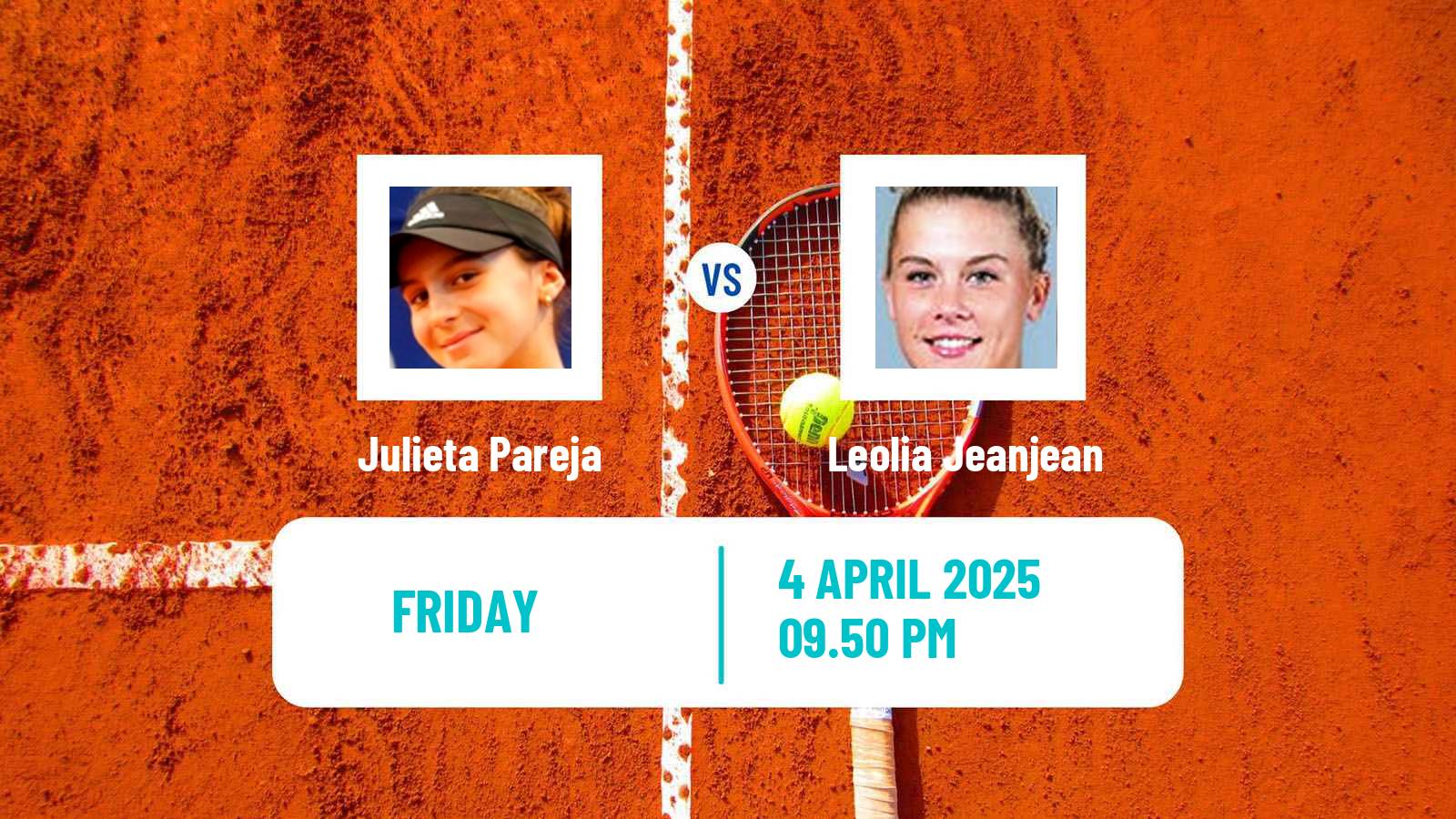 Tennis WTA Bogota Julieta Pareja - Leolia Jeanjean