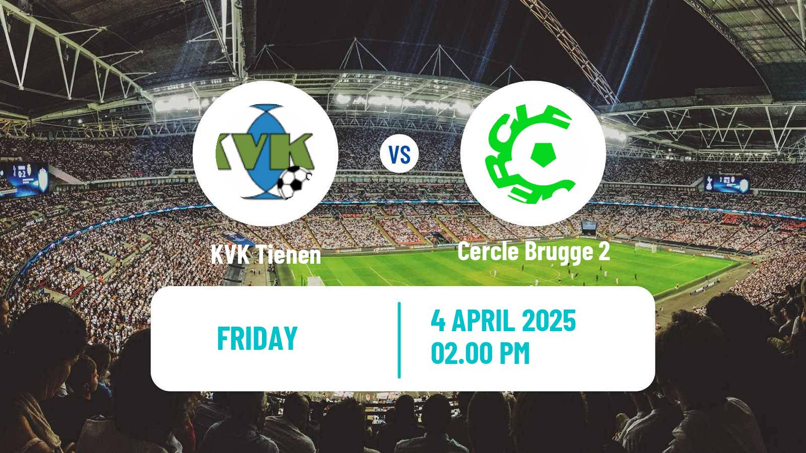 Soccer Belgian National Division 1 VV Tienen - Cercle Brugge 2