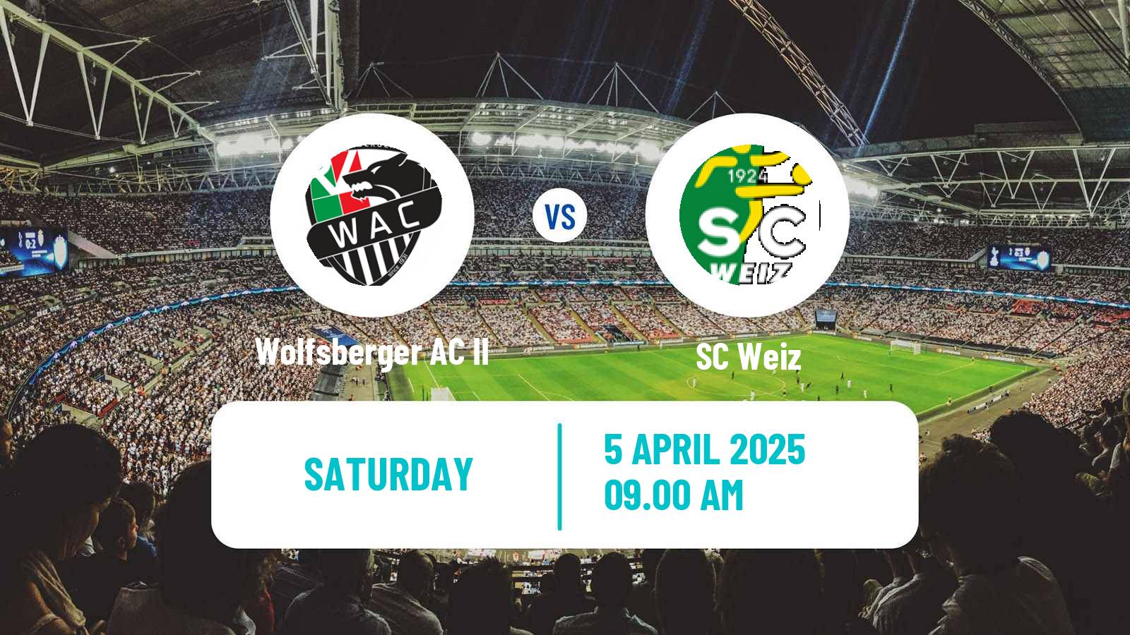 Soccer Austrian Regionalliga Central Wolfsberger AC II - SC Weiz
