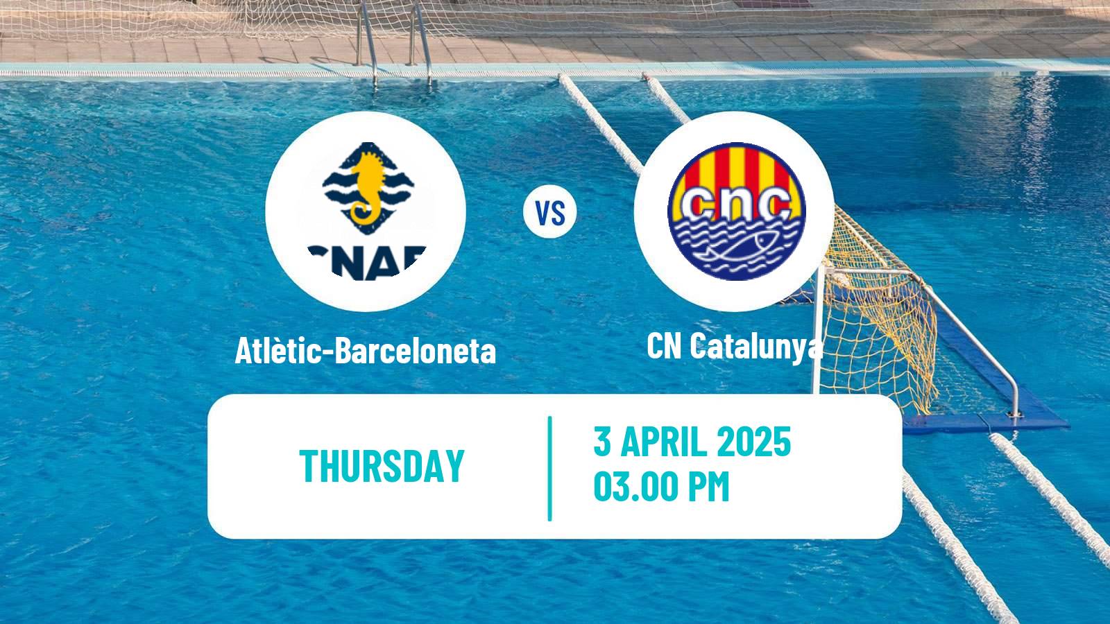 Water polo Spanish Liga Premaat Atlètic-Barceloneta - Catalunya
