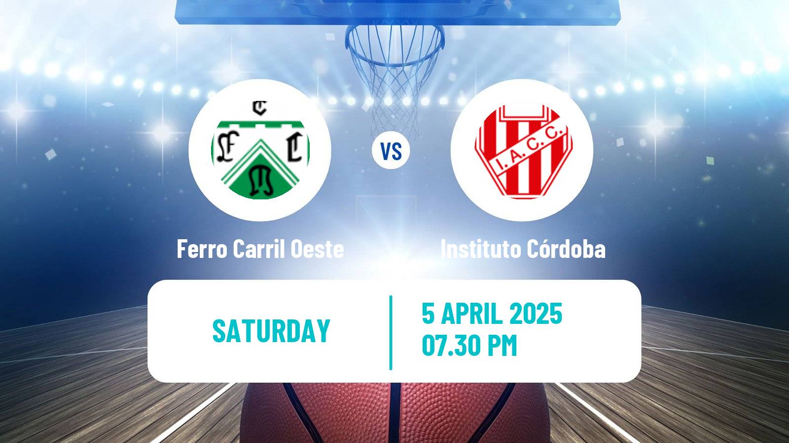 Basketball Argentinian LNB Ferro Carril Oeste - Instituto Córdoba