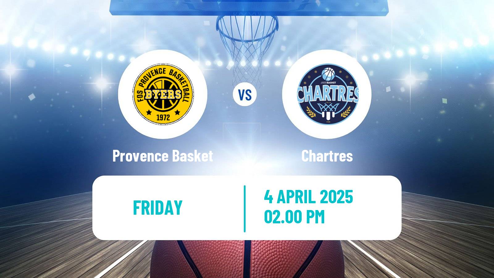 Basketball French LNB Pro B Provence Basket - Chartres
