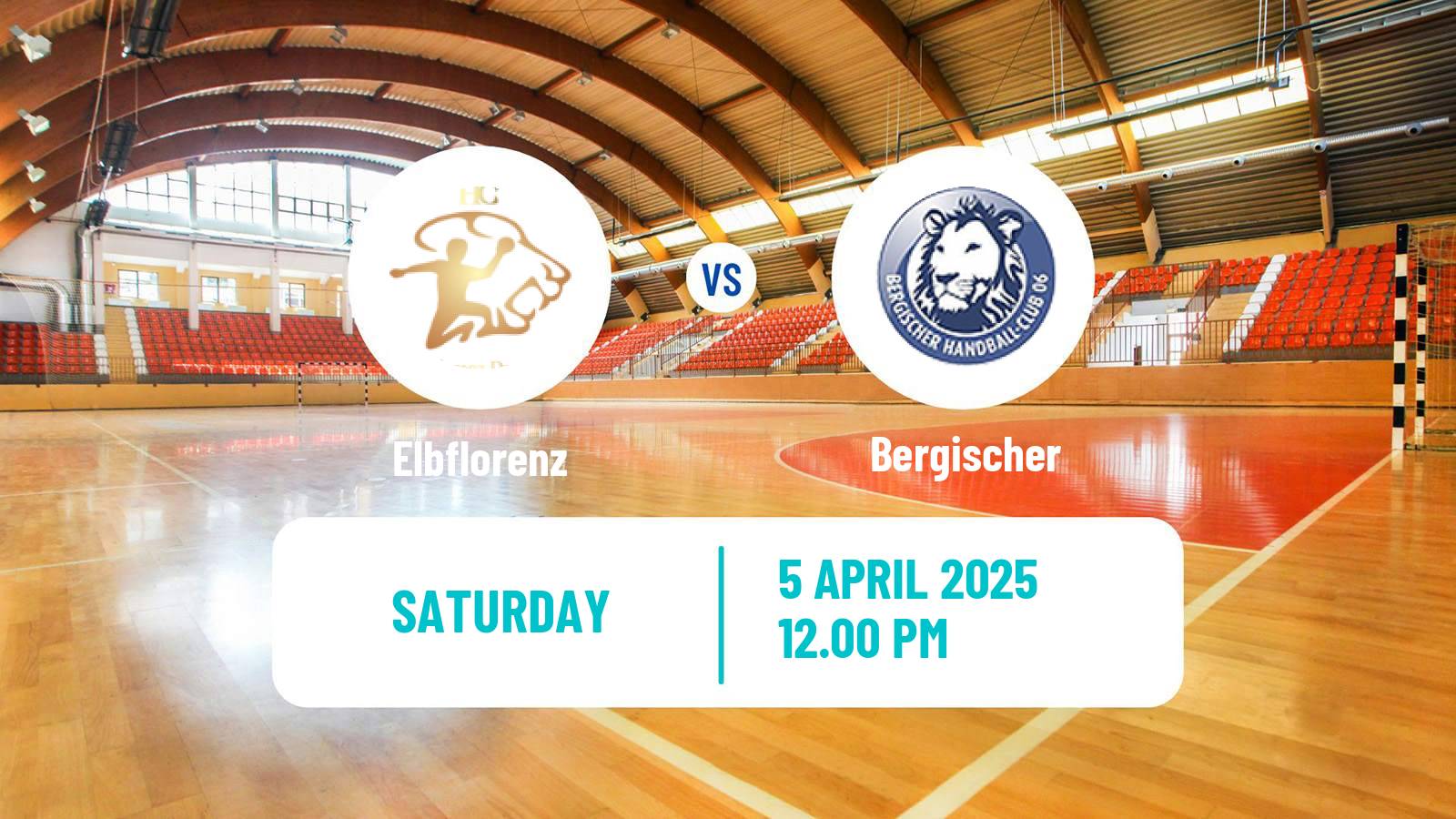 Handball German 2 Bundesliga Handball Elbflorenz - Bergischer