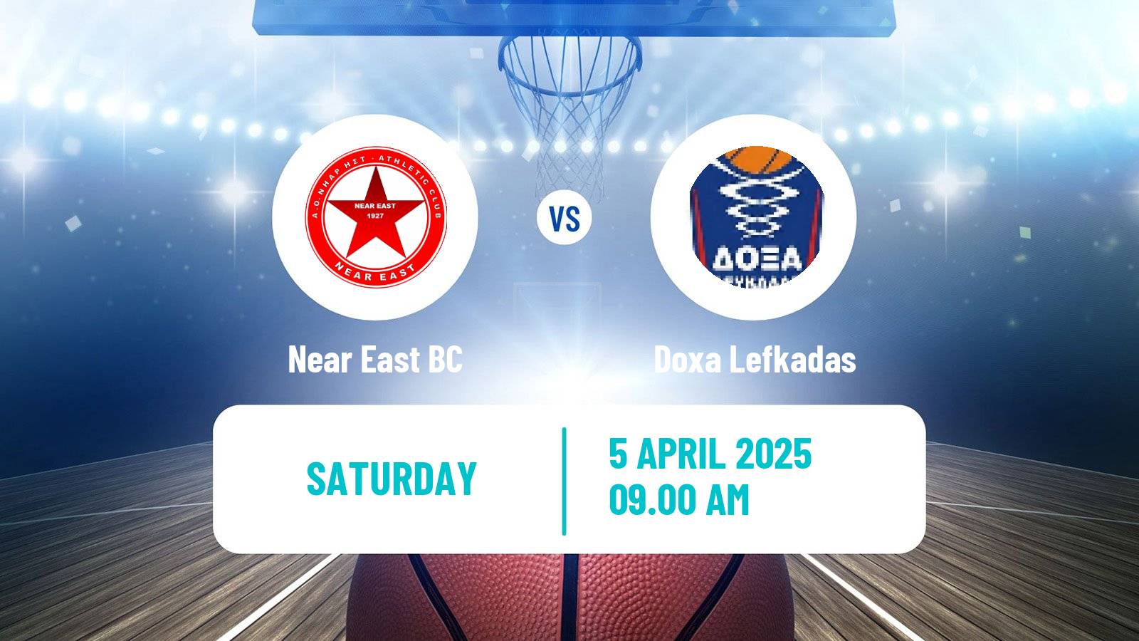 Basketball Greek Elite League Basketball Near East - Doxa Lefkadas