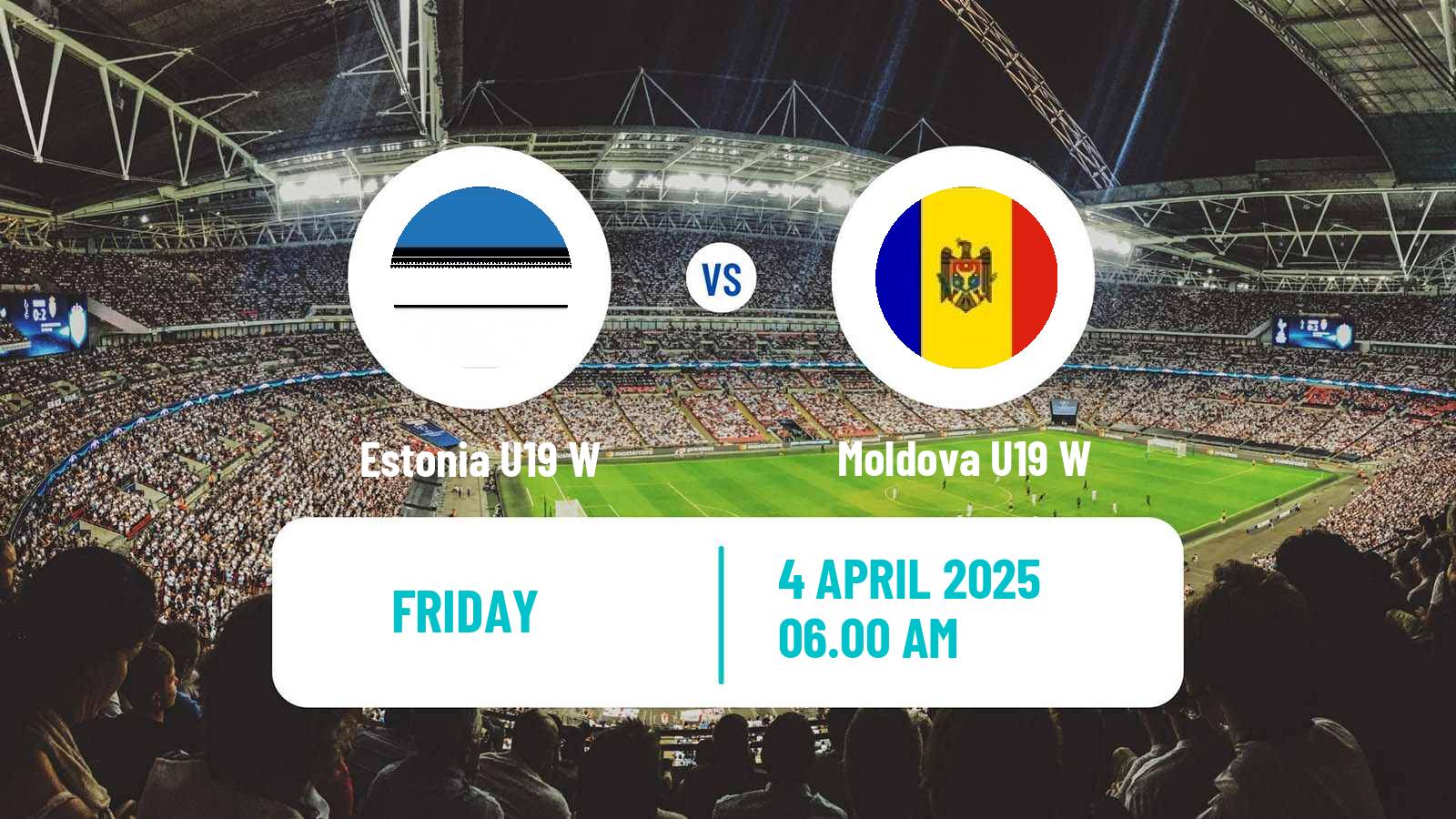 Soccer UEFA Euro U19 Women Estonia U19 W - Moldova U19 W