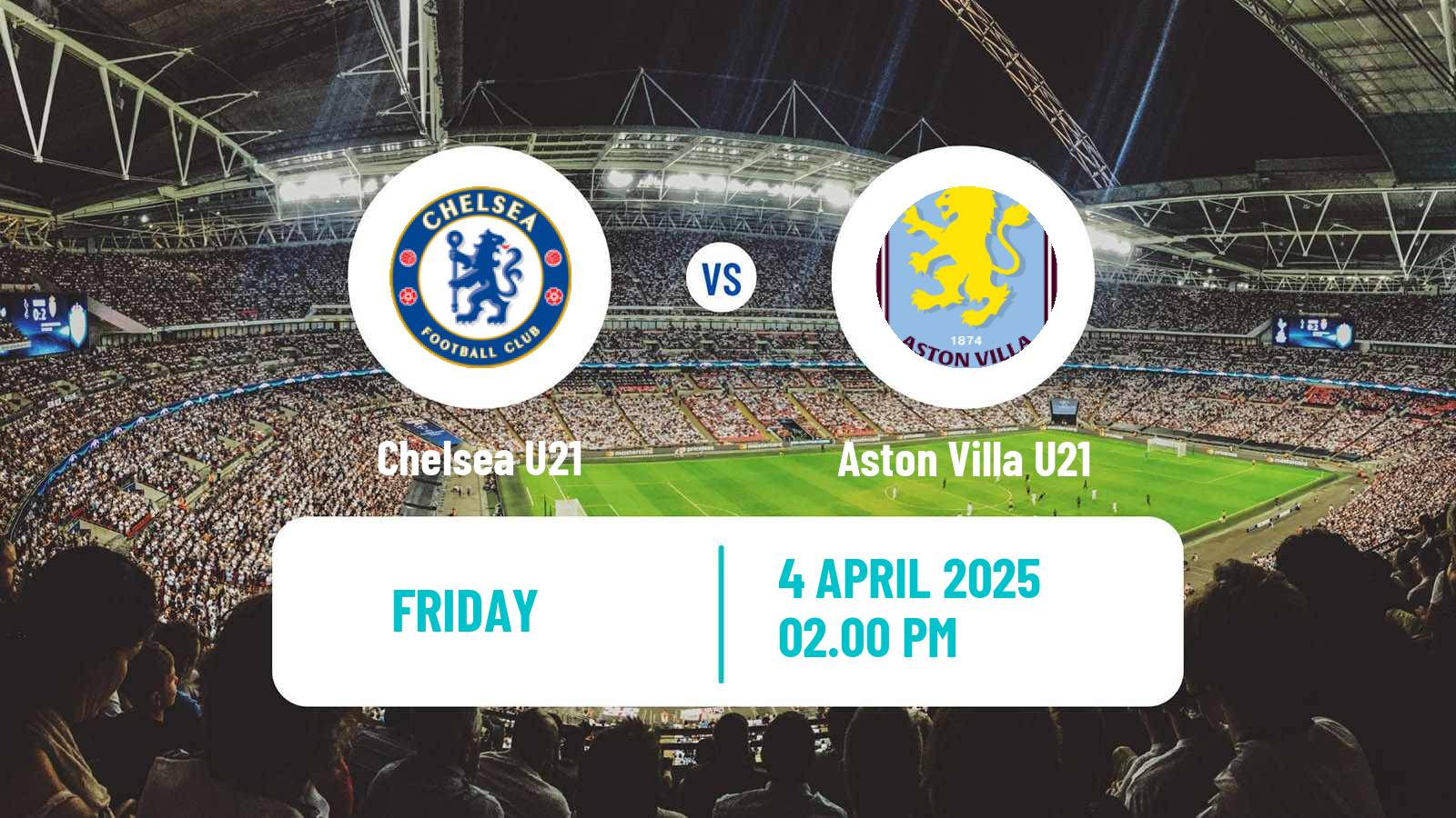 Soccer English Premier League 2 Chelsea U21 - Aston Villa U21