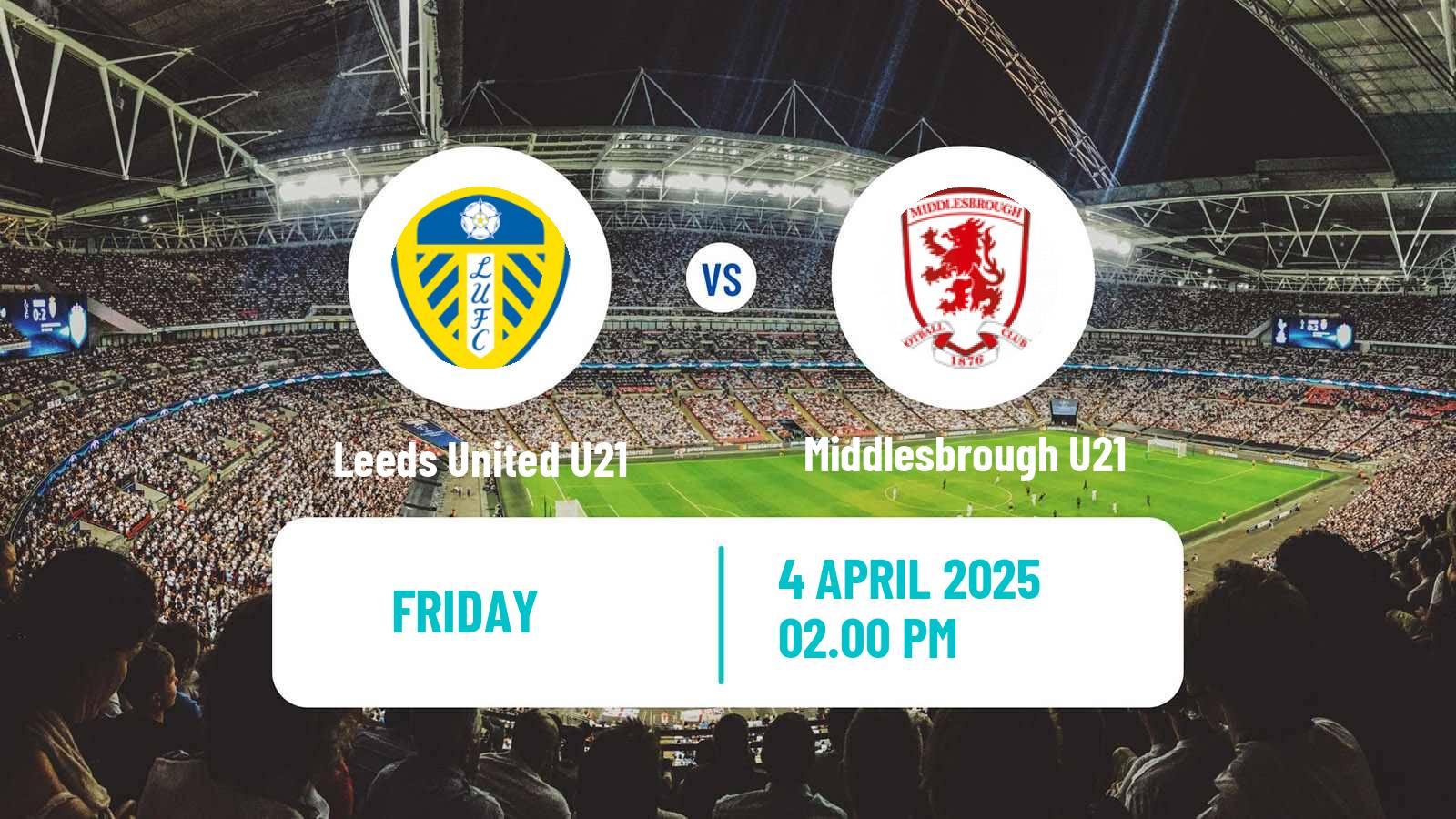 Soccer English Premier League 2 Leeds United U21 - Middlesbrough U21