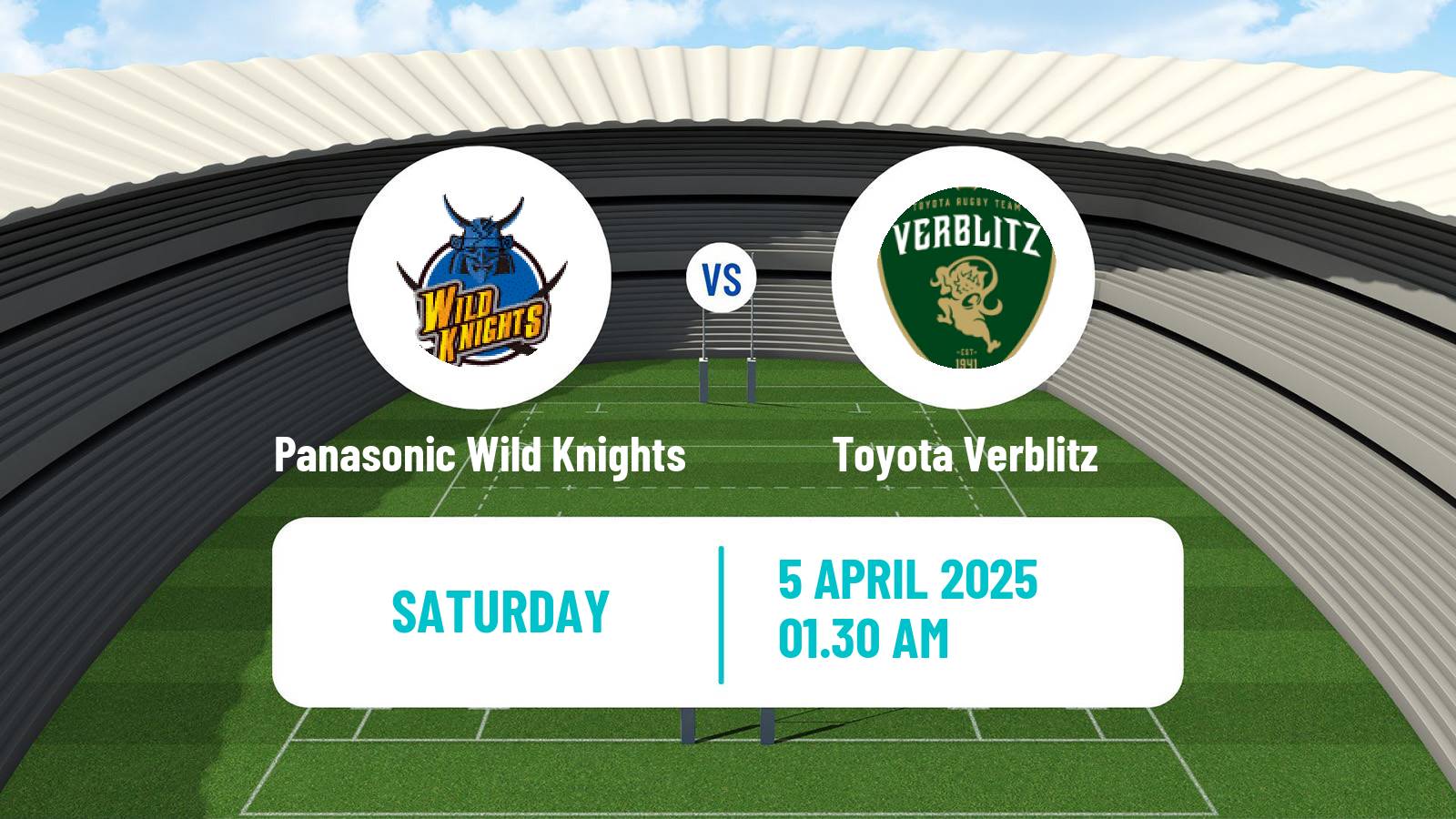 Rugby union Japan League One Rugby Union Panasonic Wild Knights - Toyota Verblitz