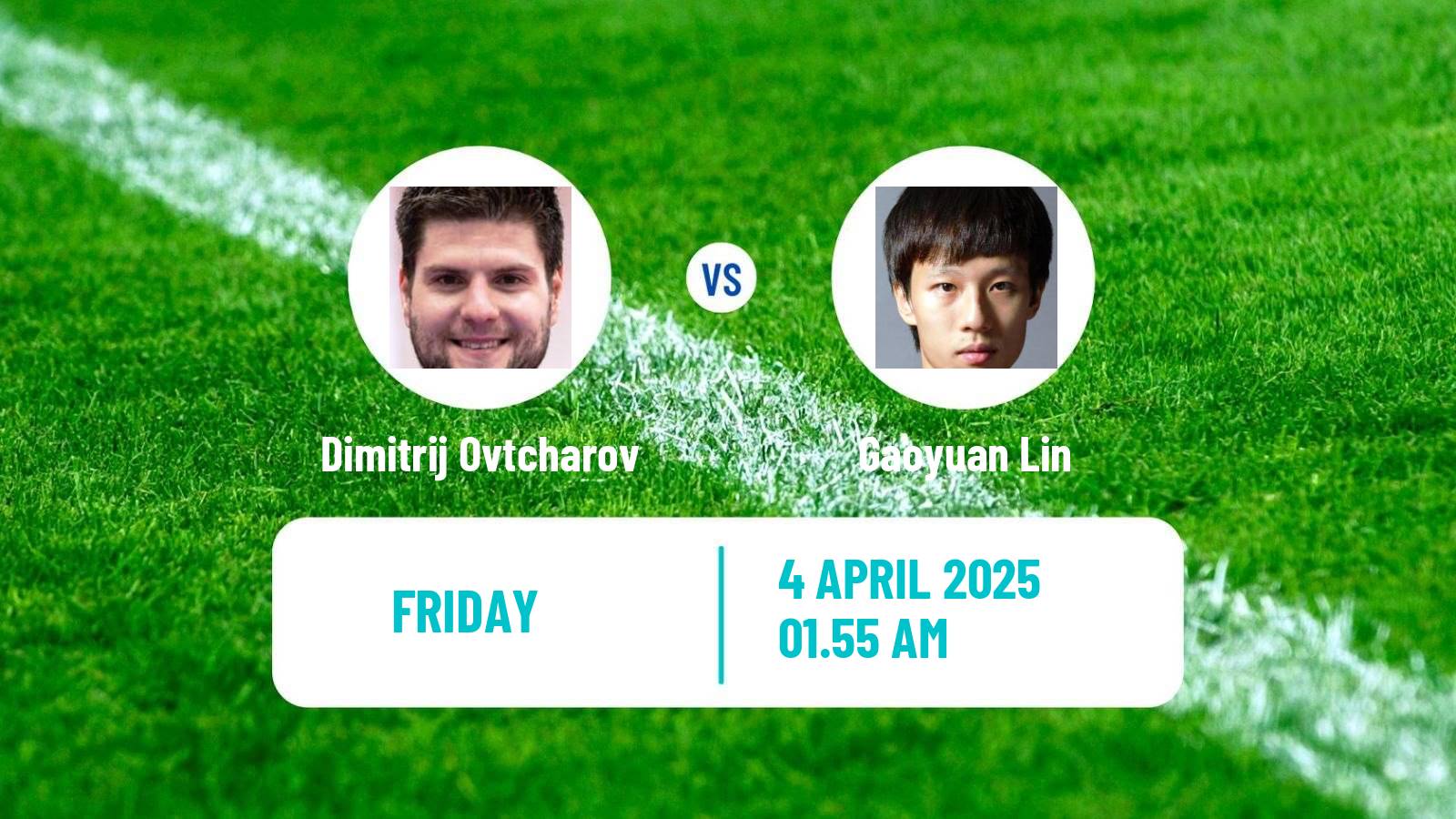 Table tennis Wtt Champions Incheon Men Dimitrij Ovtcharov - Gaoyuan Lin