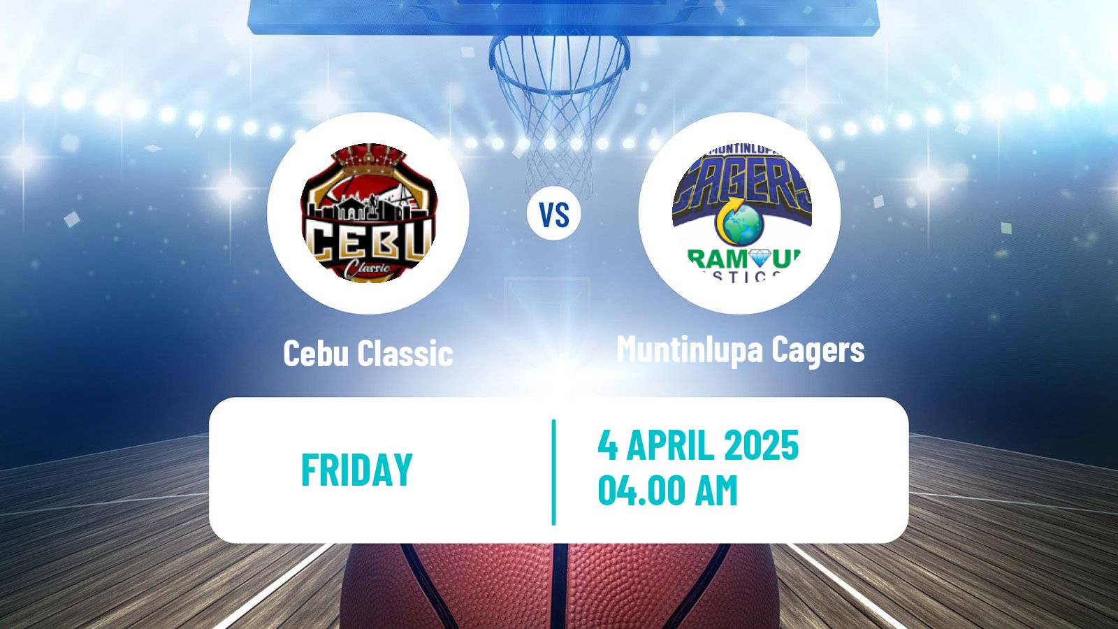 Basketball Philippines MBPL  Cebu Classic - Muntinlupa Cagers