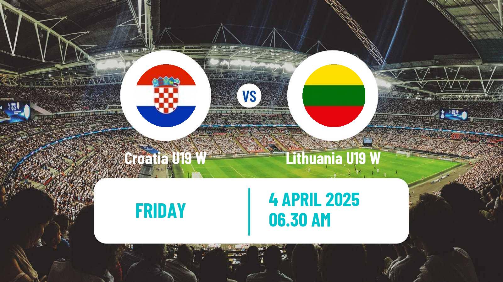 Soccer UEFA Euro U19 Women Croatia U19 W - Lithuania U19 W