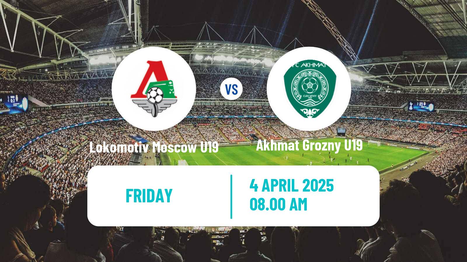 Football Russian Youth League Lokomotiv Moscow U19 - Akhmat Grozny U19
