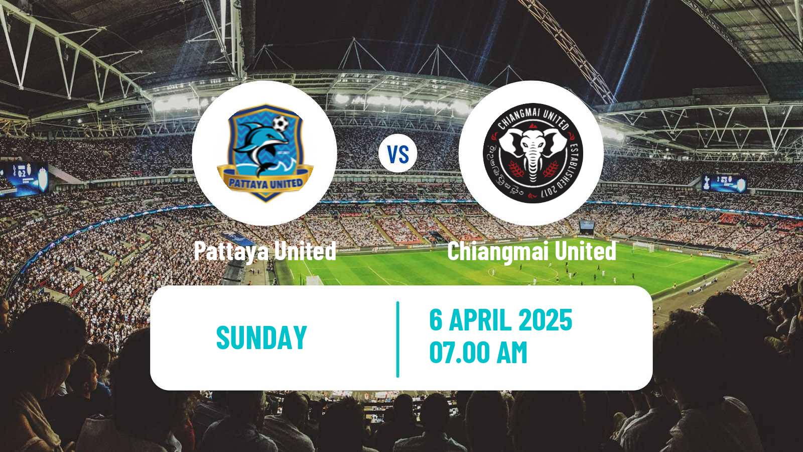 Soccer Thai League 2 Pattaya United - Chiangmai United