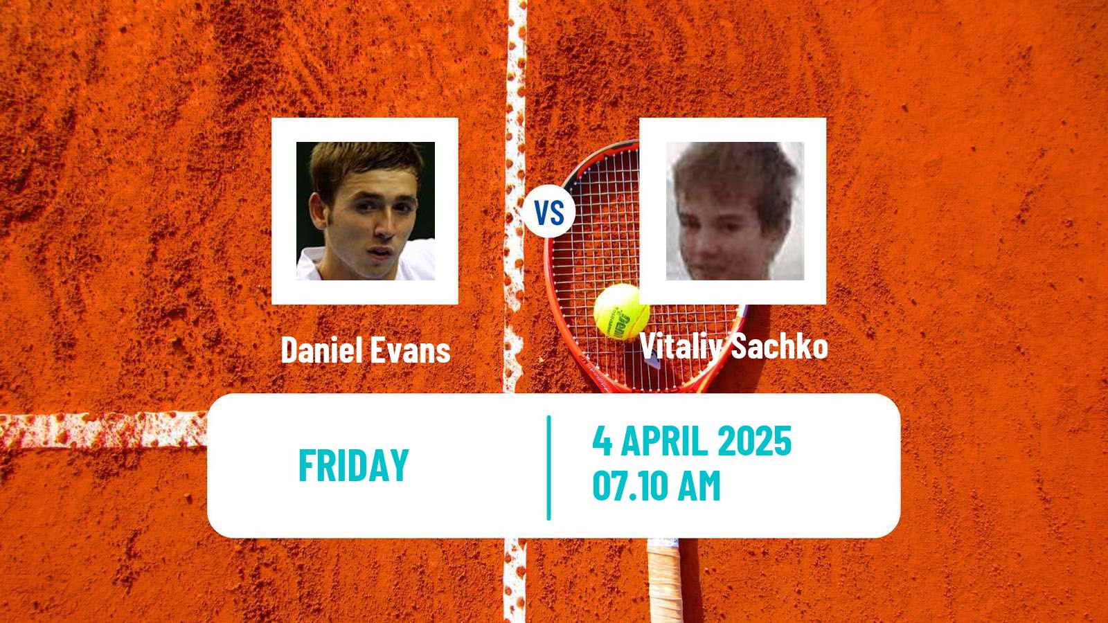 Tennis Barletta Challenger Men Daniel Evans - Vitaliy Sachko