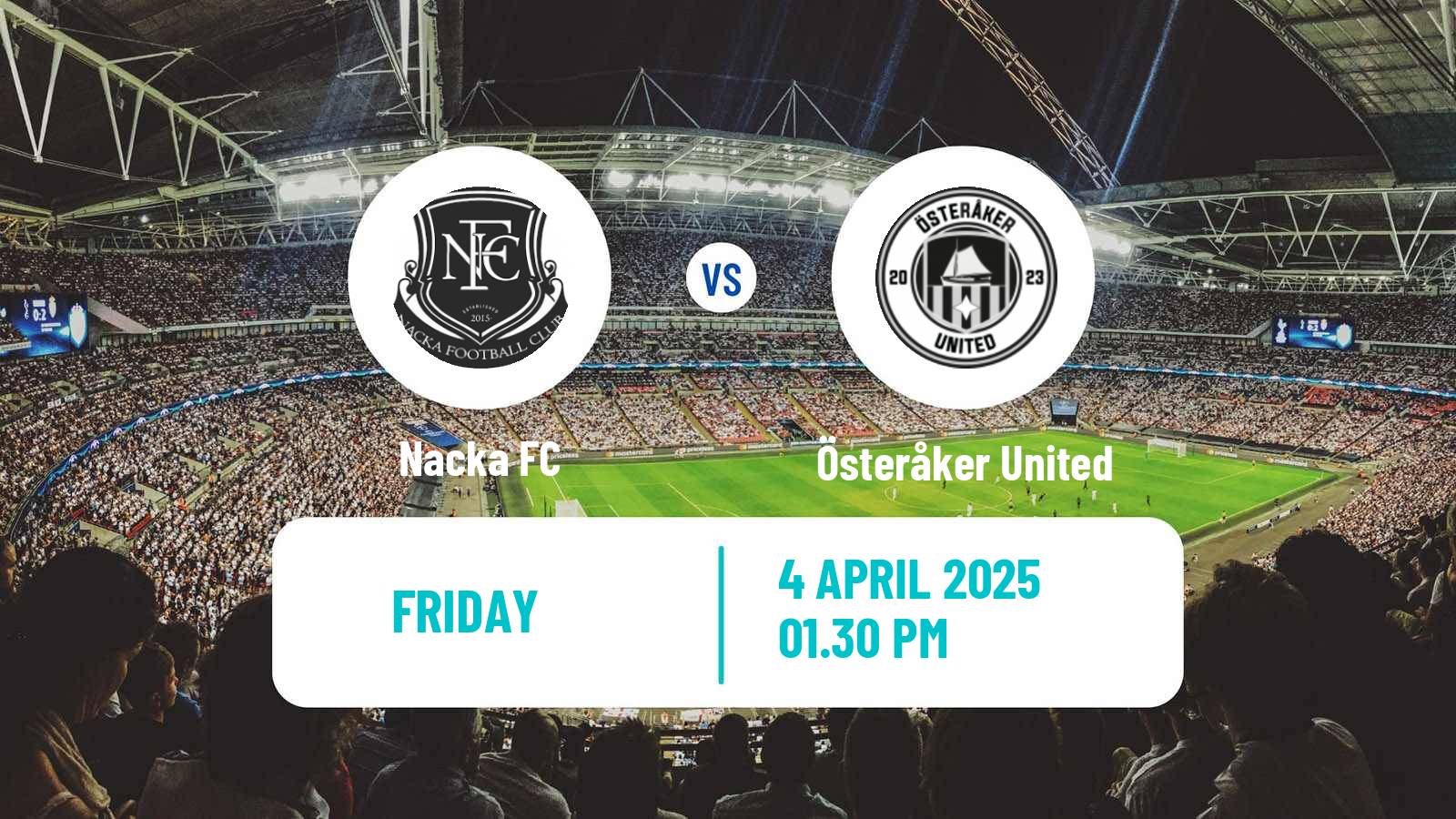 Soccer Swedish Division 2 - Norra Svealand Nacka FC - Österåker United