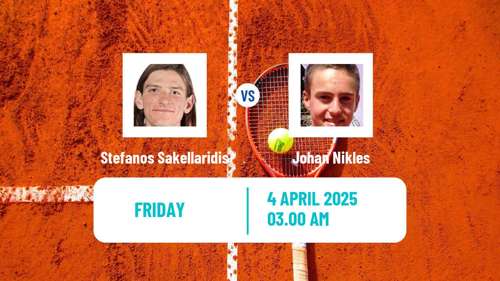Tennis ITF M15 Heraklion 3 Men Stefanos Sakellaridis - Johan Nikles