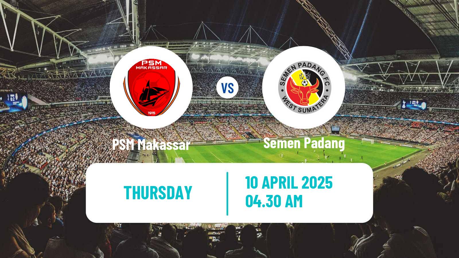 Soccer Indonesian Liga 1 PSM Makassar - Semen Padang