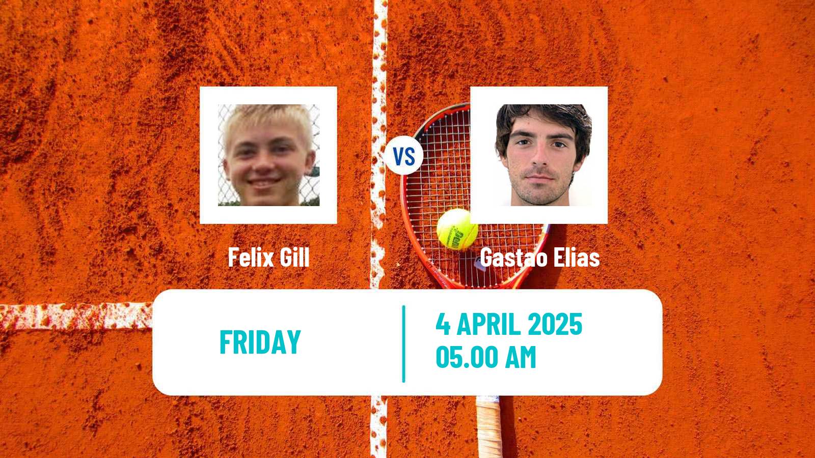 Tennis ITF M25 Reus Men Felix Gill - Gastao Elias