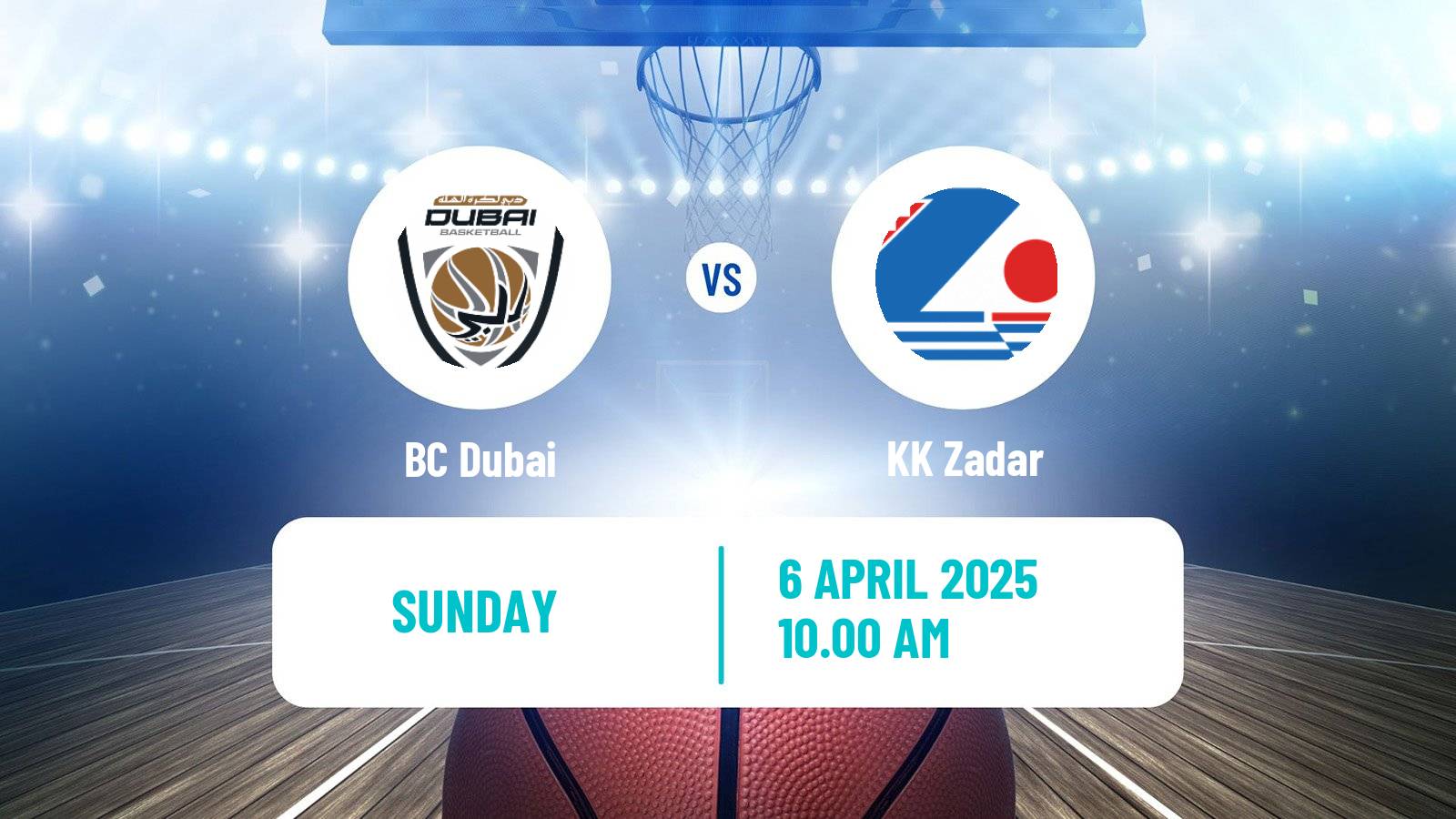 Basketball Adriatic League Dubai - KK Zadar