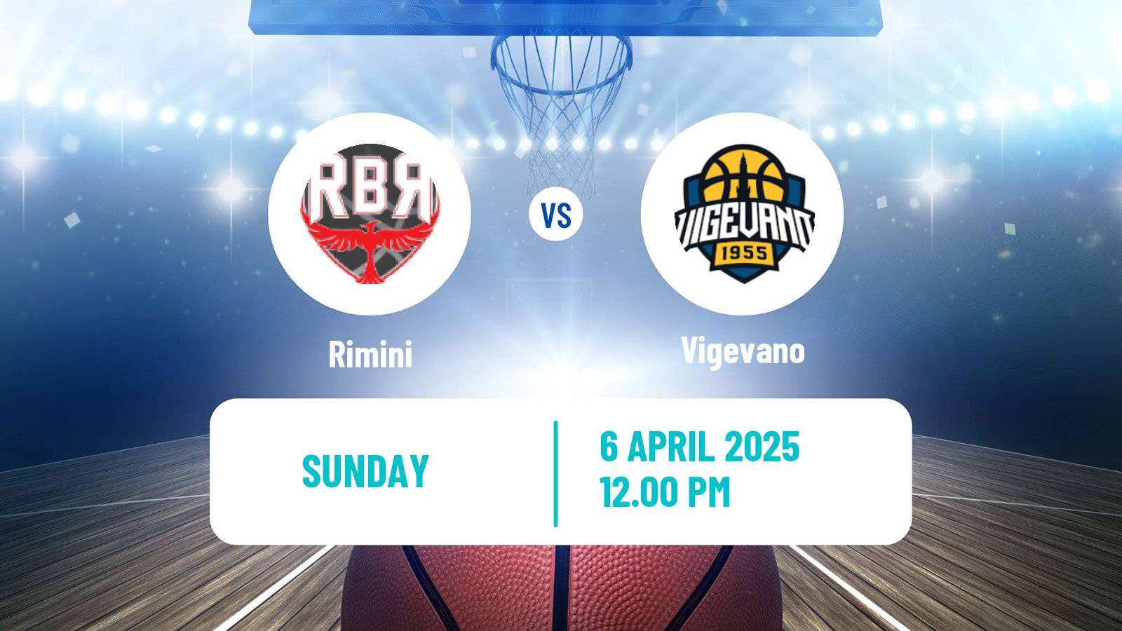 Basketball Italian Serie A2 Basketball Rimini - Vigevano